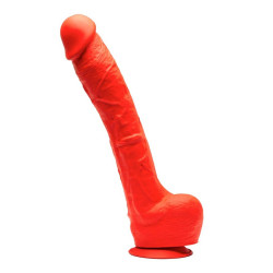Stretch Real Gode en silicone Stretch N°7 - 32 x 7cm Rouge